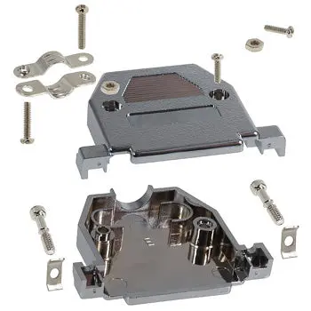 Db25 Metal-And-Plastic Hood With Thumb Screws (2-Piece) 1