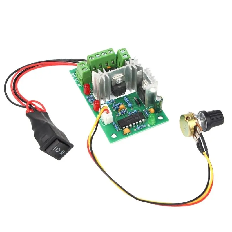 Dc Motor Speed Controller – 10–30V Pwm Regulator With 4A Output 1
