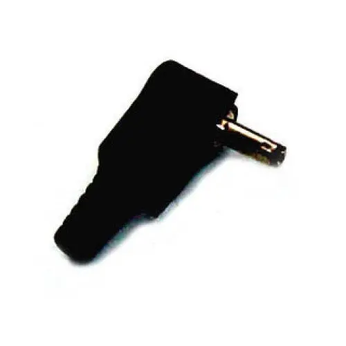 Dc Power Plug With Strain Relief – 1.3 X 3.4 X 9.5 Mm Right-Angle Design 1