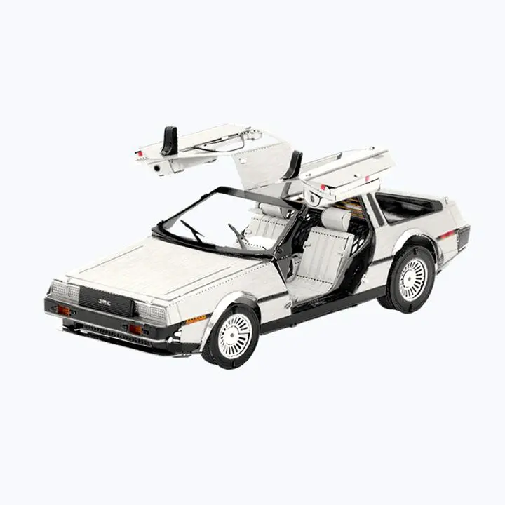 Delorean Metal Earth 3D Model Kit: Laser-Cut Stainless Steel Assembly 1
