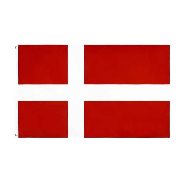 Denmark 3X5 Ft Dannebrog Flag – Historic Red-And-White National Banner 1