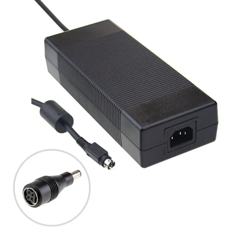 Desktop Power Supply – 24V Dc, 9.2A, 4-Pin To 2.1Mm Barrel Adapter, Universal Input (100–240V Ac), Model Pes-4809Yy 1