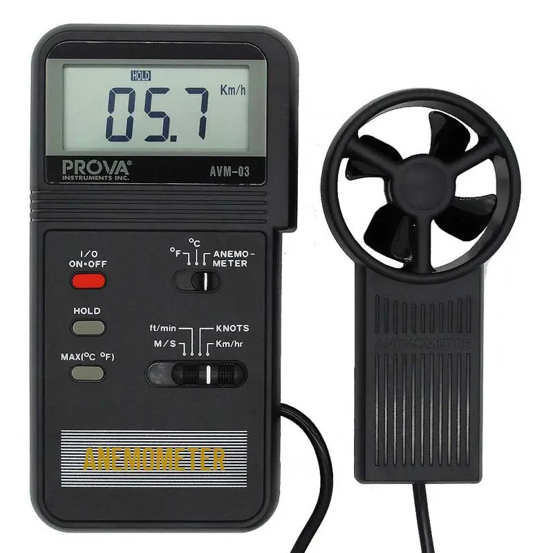 Digital Anemometer – Portable Wind Speed & Temperature Tester 1