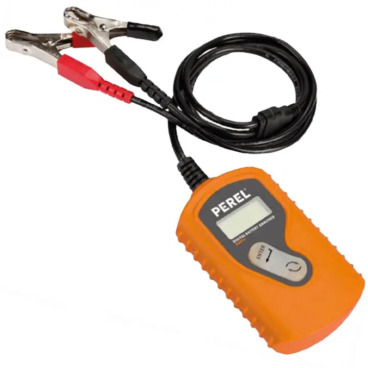 Digital Car Battery Tester – Features Alligator Clips For Quick Voltage & Health Check 1