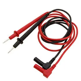 Digital Multimeter Test Leads – 1-Meter Pair, Heavy-Duty Insulation, Red/Black Color-Coded 1