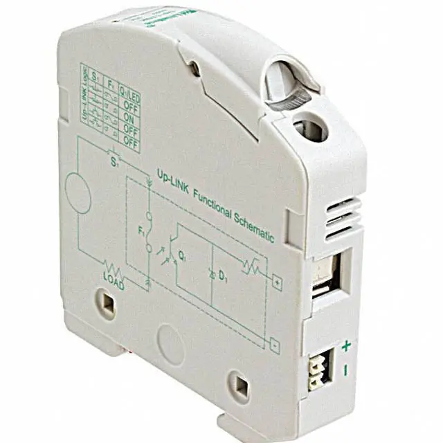 Din-Rail Fuse Holder – 600V, 30A, Cartridge Type, Zinc-Plated Steel 1
