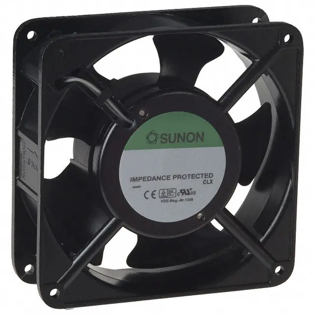 Dp200A-W – 220 Vac Cooling Fan With Lead Wires, 4.7 × 1.5 In, Ball Bearing, 117 Cfm, 22 W 1
