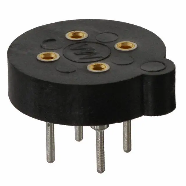 Dqb-313-3 Brown 4-Pin To-5 Transistor Socket – 3-Pack 1