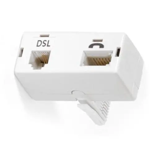 Dsl/Phone Line Filter With T-Connector – Xdsl Noise Suppression And Modem Protection 1