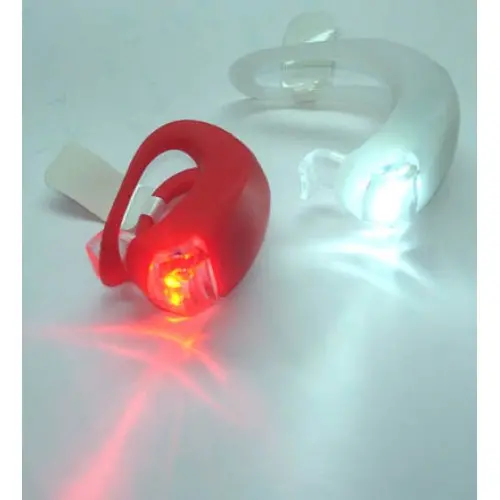 Dual-Led Safety Flashlight – Red & White Modes, Powered By 2×Cr2032 Coin Cells 1