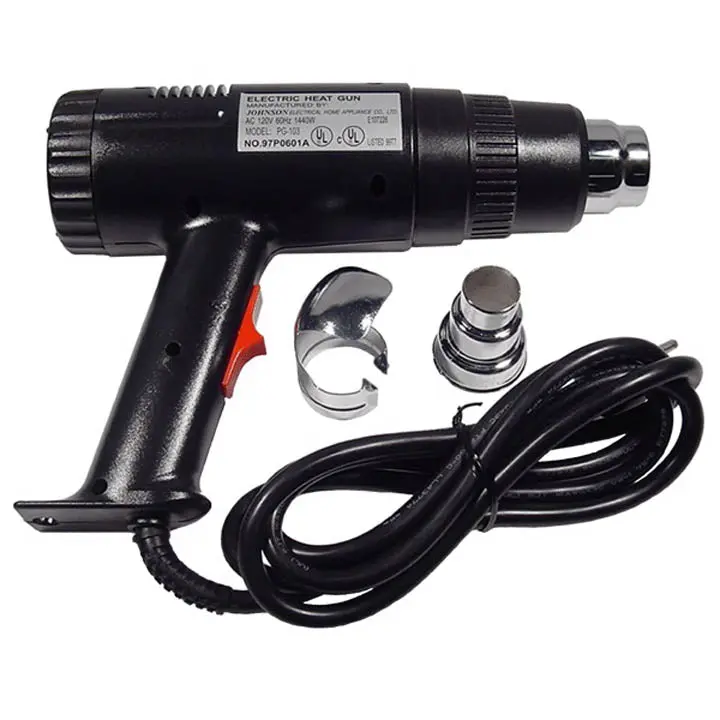 Dual-Temperature Heat Gun – 120V, 1500W, 60 Hz (850°F / 1120°F) 1
