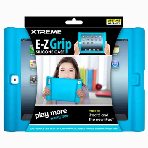 E-Z Grip Silicone Ipad 2 Cover – Soft-Touch, Secure Fit, Navy Blue 1
