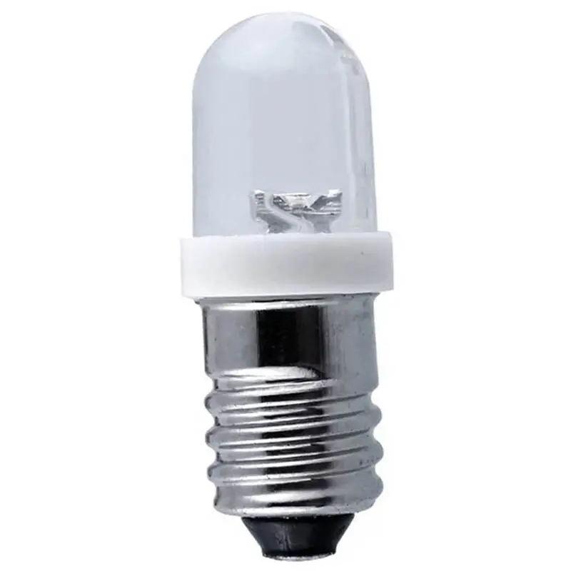 E10 Base White Led Bulb – 3V Dc Miniature Screw-In Lamp For Low-Voltage Applications 1