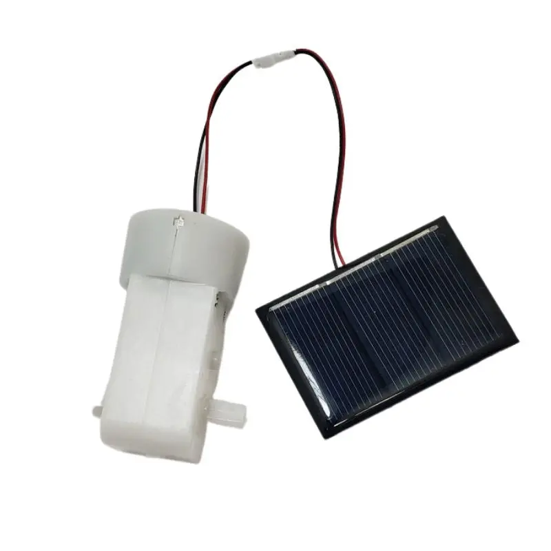 Educational Solar Motor Kit – 1.5V Panel With Gearmotor, 3200 Rpm, Stem Experiment Set 1