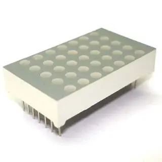 Elm1157Ae: Orange Dot Matrix Led Display – 30Mm, 7×5 Segment, With Accessories 1