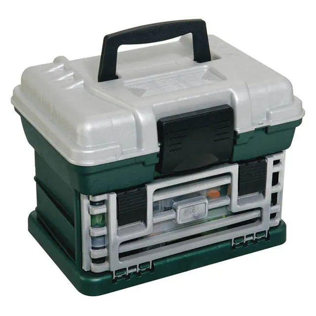 Empty Tool Case – Graphite Gray, 13.5 × 10 × 9.75 Inches, Includes 2 Removable Trays 1