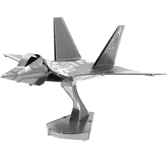 F-22 Raptor Metal Earth 3D Laser-Cut Stealth Fighter Model 1
