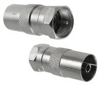 F-Type Plug To Pal Jack Adapter For European Tv Setups 1