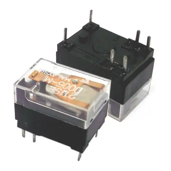 Fbr211Sed005-M Miniature Latching Relay: 1P2T, 5V Dc, 2A Load, 6-Pin Pcb Mount 1