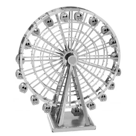 Ferris Wheel 3D Metal Model Kit – Classic Amusement Ride Laser-Cut Assembly 1