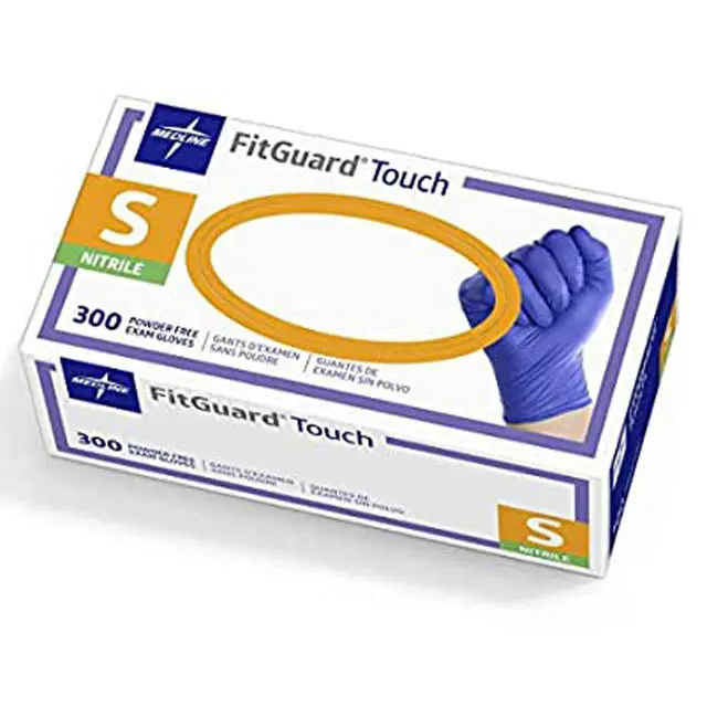 Fg3001 – Powder-Free Blue Nitrile Gloves, Small Size, 3.1 Mil Thickness, Pack Of 300 1
