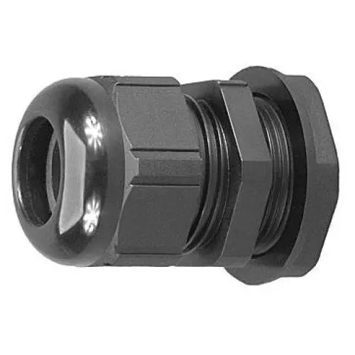 Flat Black Strain Relief Clamp – 10.9 X 11.7 Mm, 7-Piece Pack 1