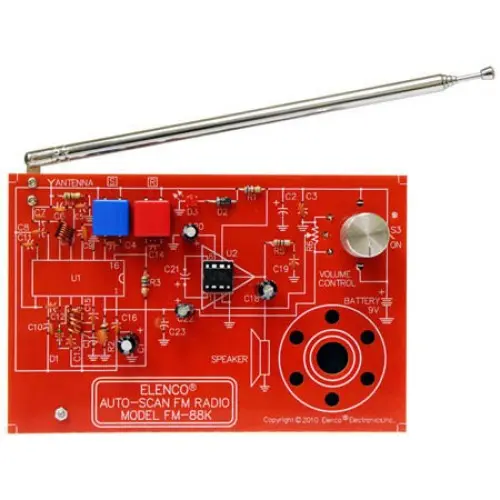 Fm-88K — Diy Fm Radio Kit With Auto-Scan Tuning Functionality 1