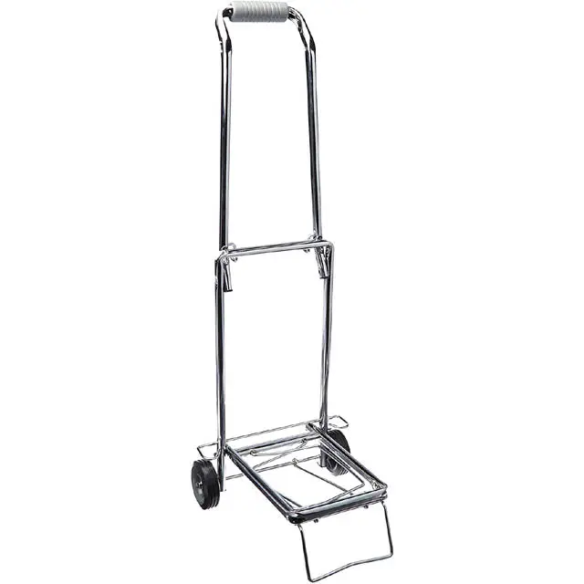Foldable Luggage Cart – 150 Lb Capacity, 14" × 14" × 35" Open Frame 1