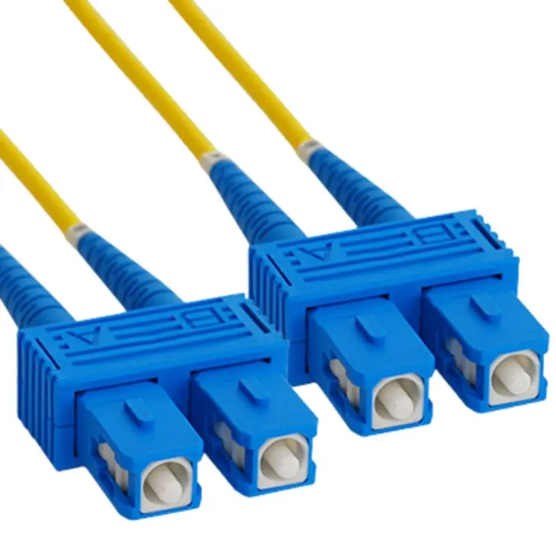 Fs-Cc045 – 45-Meter Duplex Single-Mode Sc-To-Sc Fiber Patch Cord (9/125 Μm, Yellow) 1