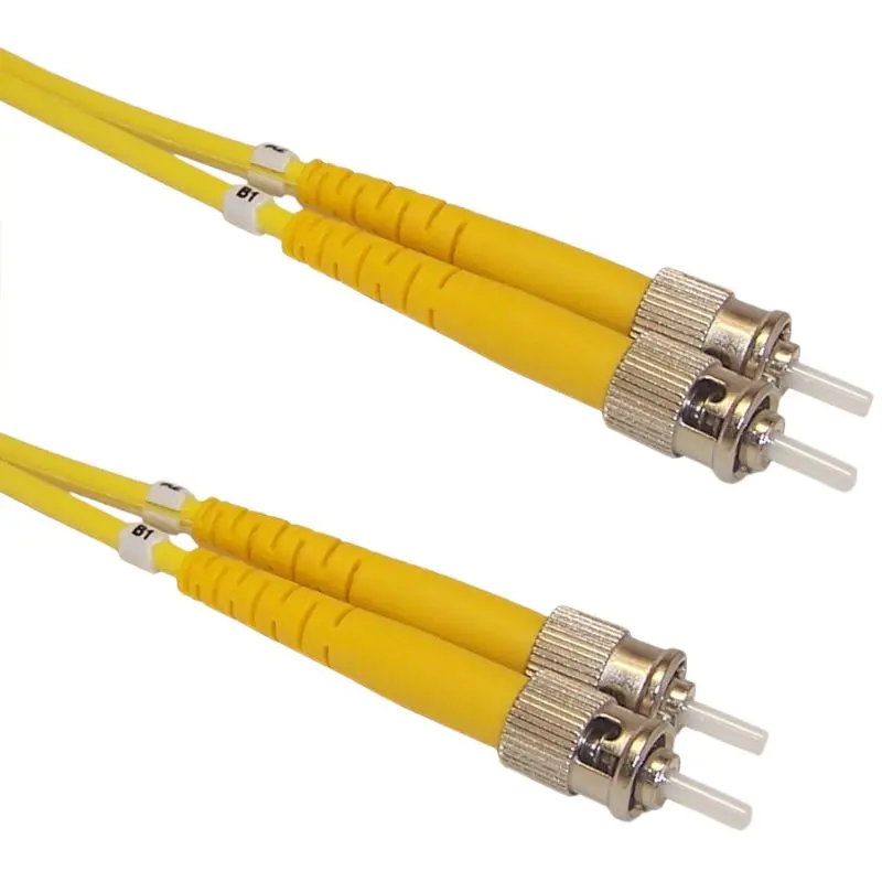 Fs-Tt025 – St/St Duplex Sm Fiber Optic Cord (25M, 9/125Μm, Lszh Yellow) 1