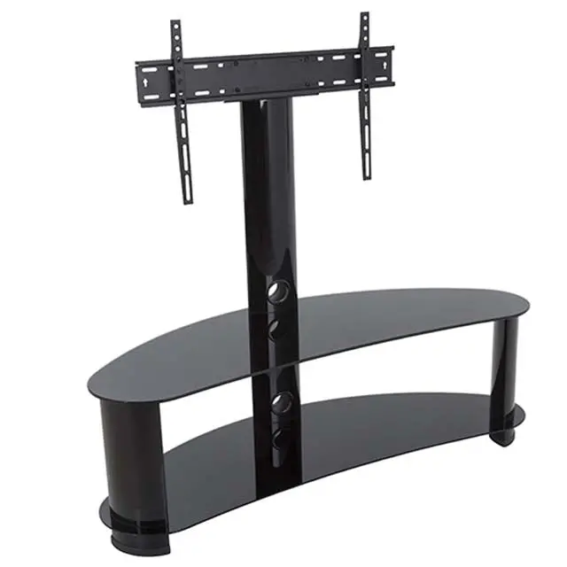 Fsl1200Curbb-A – Fixed-Height Tv Stand For 32–65 In Screens, 110 Lb Capacity, Includes Av Shelf & Base 1