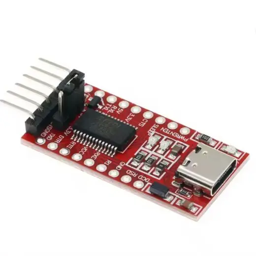 Ftdi Usb-To-Ttl Serial Breakout Board – Ft232Rl Chip, Switchable 3.3V/5V, Usb-C 1