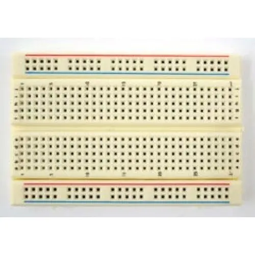Full-Size 830-Point Breadboard With Metal Base Plate – 2.1 × 6.4 Inches 1