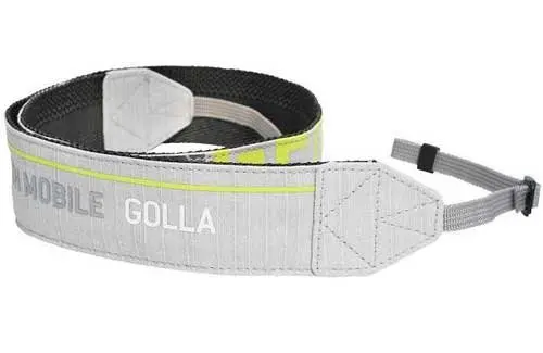 G1020 Lightweight Digital Camera Strap — Soft Grey Nylon With Secure Attachment Points 1