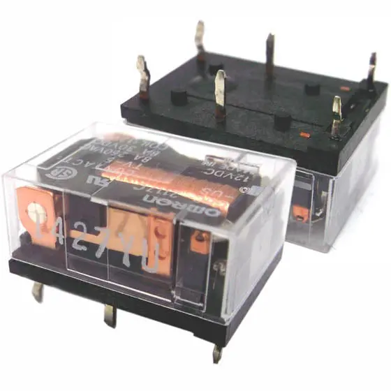 G6C-2117C-Us-Dc12 Dc 12V 2P1T General-Purpose Relay – 8A, 6-Pin, No + Nc Contacts 1