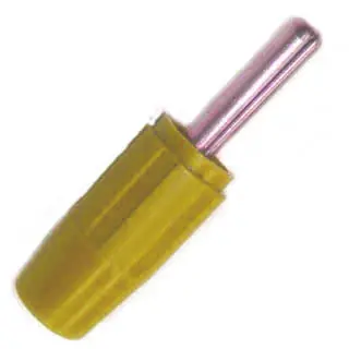 Gba-1133-1 Compact Yellow Banana Plug – Through-Hole Mount, Insulated 1