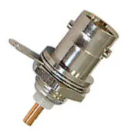 Gcb-101C Solder-Mount Bulkhead Bnc Jack With Grounding Tab 1