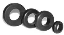 Ghg-1538 Round Rubber Grommet – 10×17×7Mm For Cable Protection And Panel Sealing (5-Pack) 1