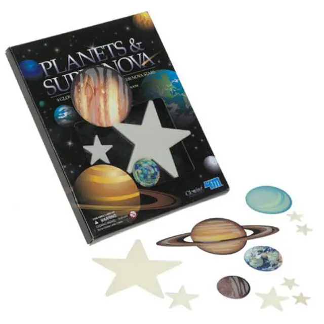 Glow-In-The-Dark Solar System Kit – Planets & Supernova Models (100 Pieces) 1