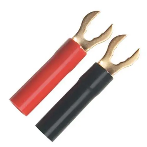 Gqfe-7490 Snap-On Spade Terminal, Red/Black, 10–12 Awg, 6 Mm Id, 12 Mm Width 1