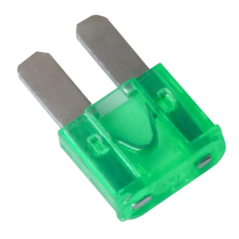Green Micro-Blade Fuse – 30A, 32V Automotive Replacement (10-Pack) 1