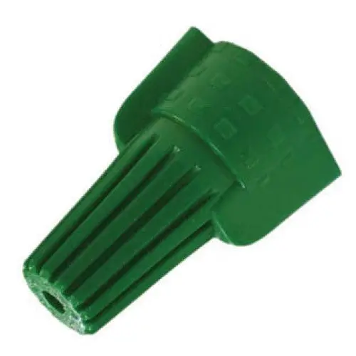 Green Winged Wire Nut – Accepts 14–10 Awg Wires, 100 Per Pack 1