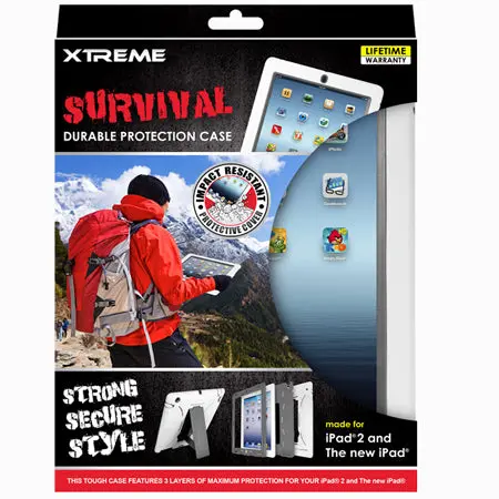 Grey Ipad 2 Protective Case – Rugged Shock-Absorbing Cover 1