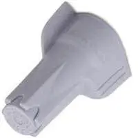 Grey Wing-Type Wire Nut For 22–8 Awg Conductors 1