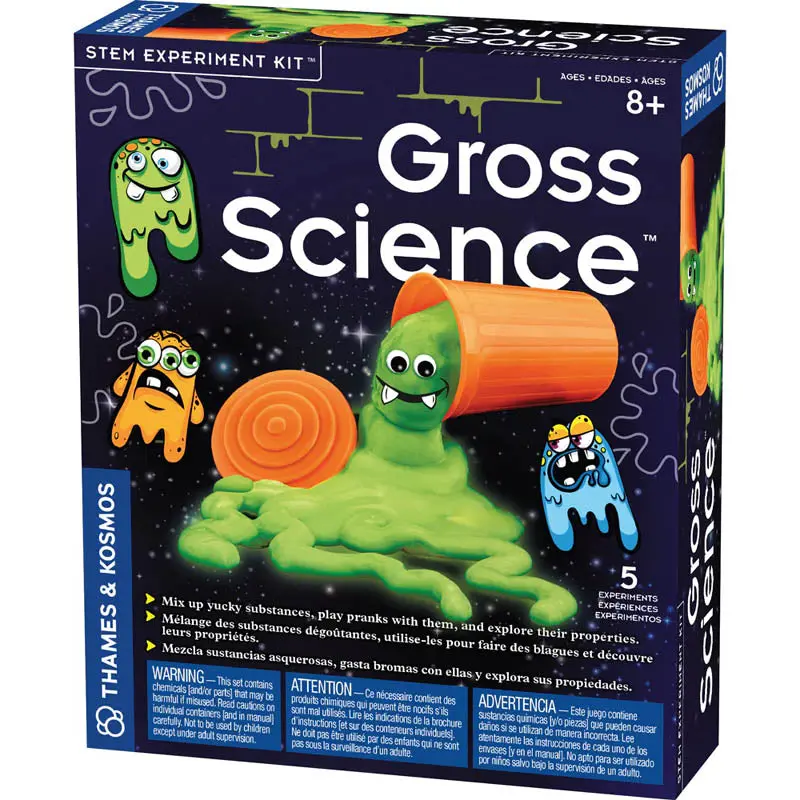 Gross Science Stem Slime Kit – Three Unique Slime Formulations For Hands-On Learning 1