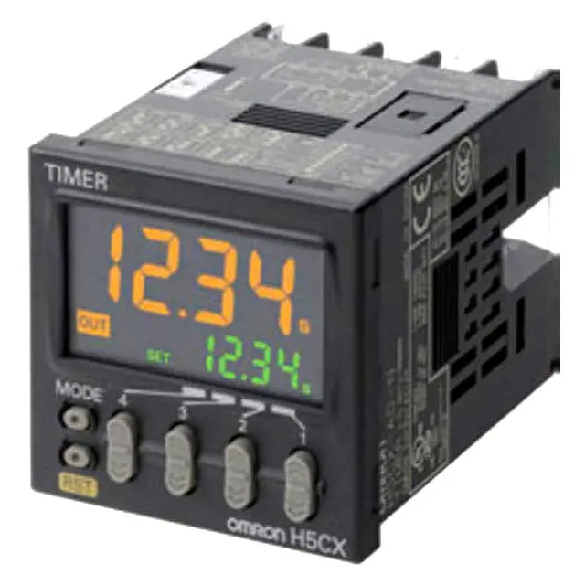 H5Cx-A-N-Ac100-240 Digital Programmable Timer – 0.001S To 9999H Range, 1P2T, Ac 100–240V 1