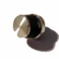 Half-Moon Style Knob – 1/4-Inch Thread, 23 Mm Length, Smooth Black Plastic 1