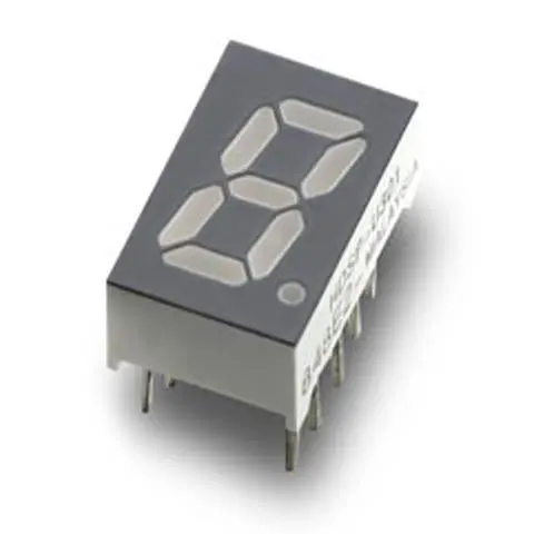 Hdsp-7303: Single-Digit Red 7-Segment Led – Common Cathode, 7.6Mm, 1.6V, 20Ma 1