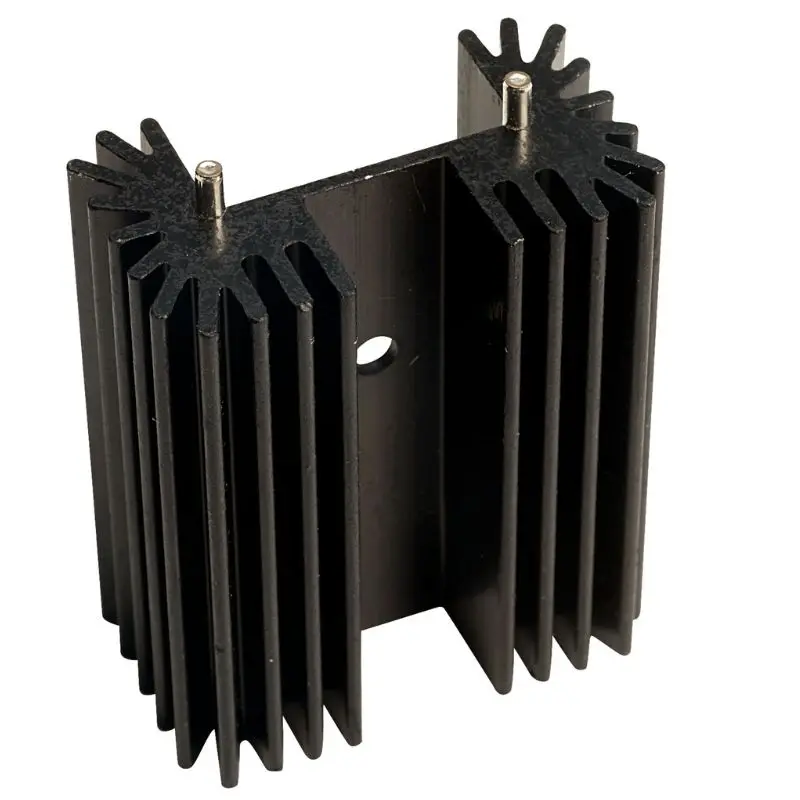 Heatm-609576 Aluminum Heat Sink For To-218/To-247 Transistors – 65 × 40 × 25Mm, Matte Black Finish 1