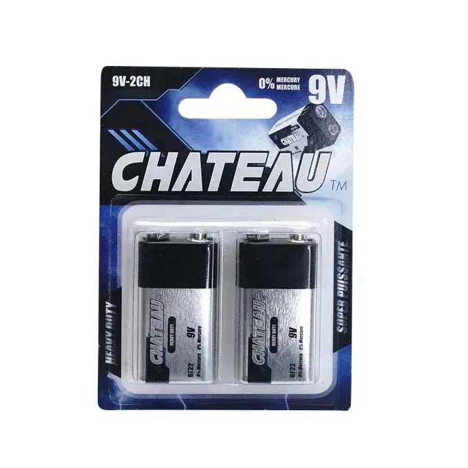 Heavy-Duty 9V Battery Pack – 2-Pack, Alkaline 1